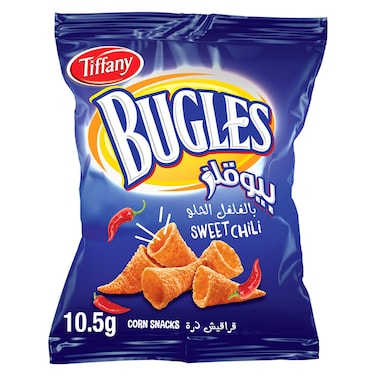 Bugles, Tiffany Bugles Sweet Chili, 10.5g