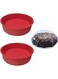 2pcs 6 Inch Silicone Cake Molds for Baking, Round Cake Baking Pan, Non-Stick Quick Release Suitable for Cheesecake Chocolate Cake, Brownie Cake, puddings, Birthday Party, Wedding Anniversary