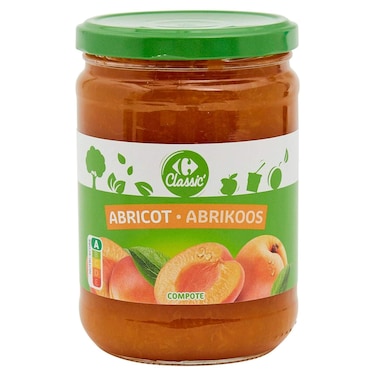 Carrefour Bio Organic Apricot Compote, 580g