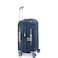 Delsey Clavel 4 Wheel Expandable Hard Casing Cabin Trolley 55cm Navy Blue
