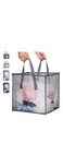 YumLock Popup Laundry Hamper, Foldable Pop-up Mesh Hamper with Carry Handles for Washing Storage - Durable &amp; Portable, for Home, College Dorm, Travel(Grey, One-Layer)