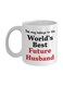 Best Future Husband Printed Coffee Mug White/Black/Red 8x9.5x8cm