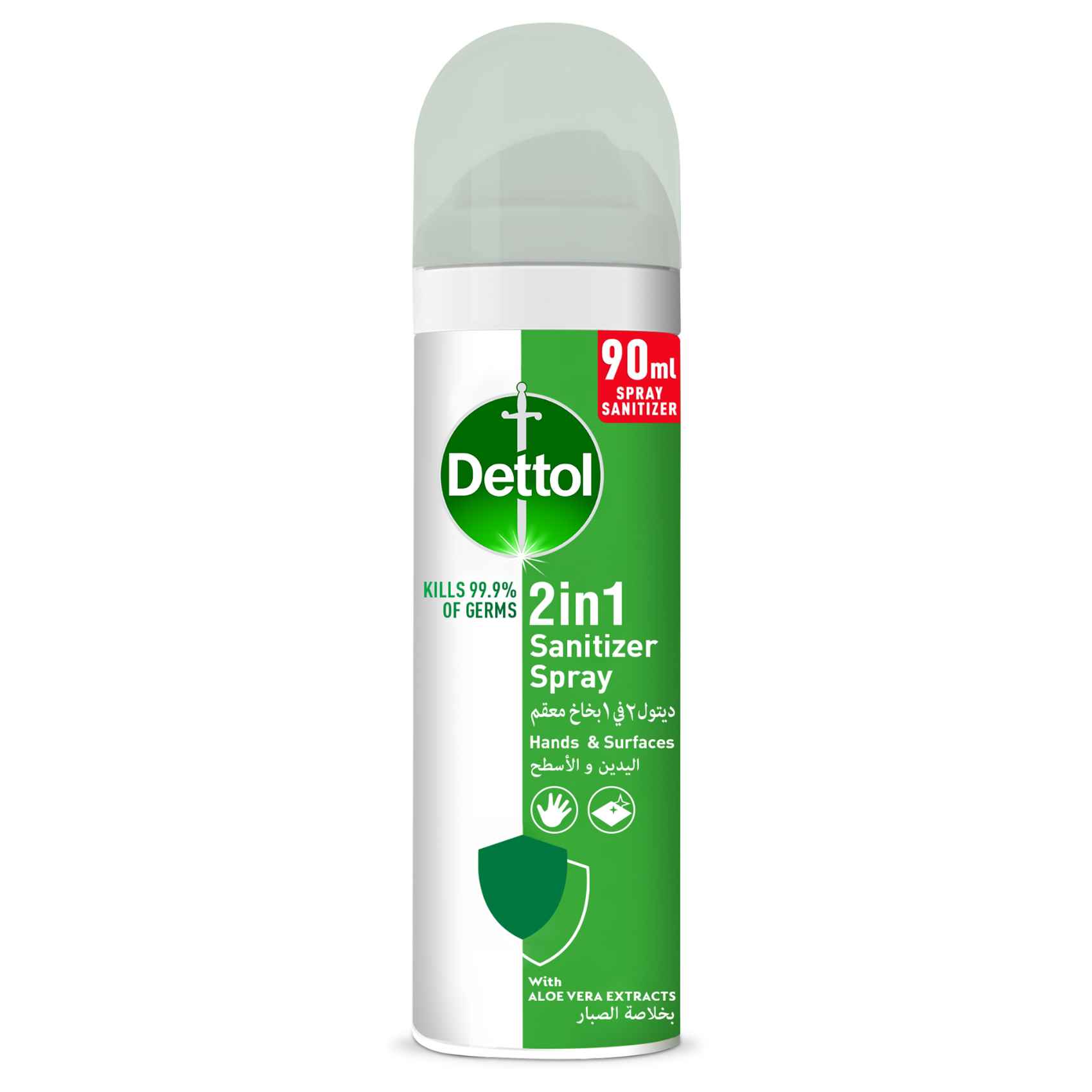 Buy Dettol 2 in 1 Sanitizer Spray for Hands & Surfaces