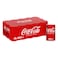 Coca-Cola Original Taste Carbonated Soft Drink Can, 150ml Pack of 15