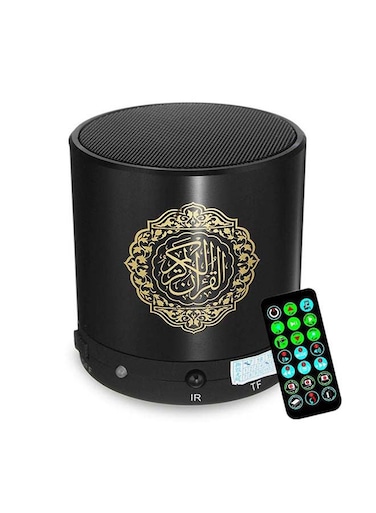 Generic Digital Quran Player Speaker With Remote Control Black