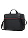 Generic Laptop Bag With Multi Compartment 15.6" Travel Briefcase With Organizer Expandable Large Hybrid Shoulder Bag Water Resistant Dustproof Business Messenger Briefcase Black