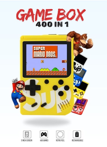 SUP Kids Game, 400 In 1, Handheld Gaming Console, Portable Retro Game Player