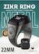 iQIBLA Metal Zikr Ring, Space Grey, 22 mm Prayer Counter, Tasbih Counter &amp; Muslim Prayer Time Reminder, Waterproof Wearable Technology
