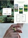 iQIBLA Smart Zikr Ring, 20mm Prayer Counter, Tasbih Counter &amp; Muslim Prayer Time Reminder, Waterproof Wearable Technology, White