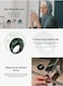 iQIBLA Smart Zikr Ring Flex Pro, Tasbih Counter &amp; Muslim Prayer Time Reminder, Waterproof Wearable Technology, Green Edition