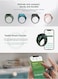 iQIBLA Smart Zikr Ring Flex Pro, Tasbih Counter &amp; Muslim Prayer Time Reminder, Waterproof Wearable Technology, Blue Edition