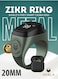 iQIBLA Metal Zikr Ring, Green, 20mm Prayer Counter, Tasbih Counter &amp; Muslim Prayer Time Reminder, Waterproof Wearable Technology