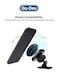 GO-DES Magnetic Car Phone Holder - Dynamic Grip In Stealth Black/Red