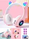 Generic Cat Headphone - Glowing - Over Ear Music Headphones - Pink