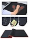 Edots X-Large Gaming Mouse Pad - 78x30cm Extended Desk Mat, Anti-Slip Rubber Base With Stitched Edges, Smooth Surface For Keyboard &amp; Mouse - Red &amp; Black