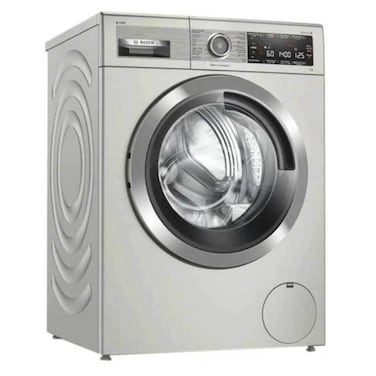 Bosch 9kg Washing Machine, Made in Germany, Silver Inox-WAV28KHXGC
