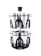 12-Piece Spice Jar Organizer Set Silver/Clear