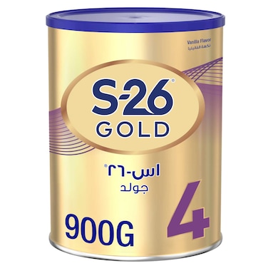 S-26 Prokids Gold Growing Up Milk Formula Powder, Vanilla, Stage 4, 3 to 6 Years, 900g