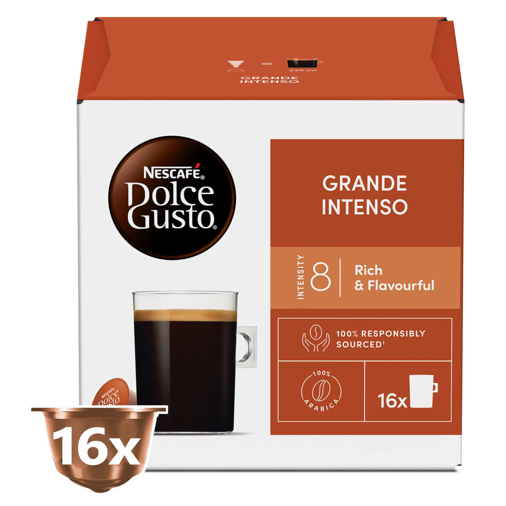 Buy Nescafe Dolce Gusto Grand Intenso Coffee Capsule, 144g Online