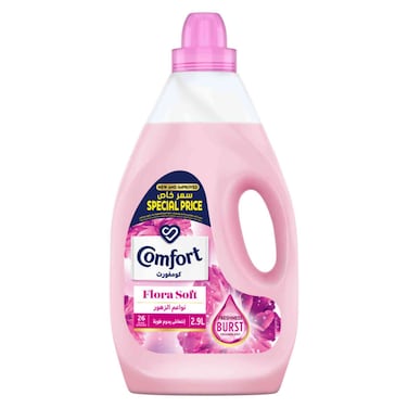 Comfort Fabric Softener Flora Soft, 2.9L