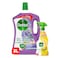 Dettol Antibacterial Floor Cleaner Lavender Scent 3L + All Purpose Cleaner Lemon Scent ,500ml