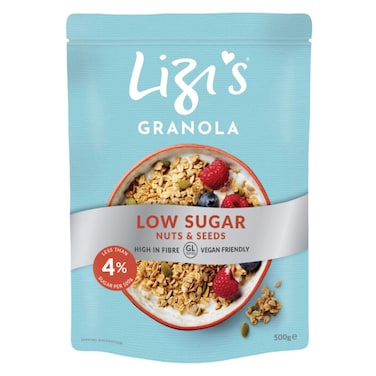 Lizi's Low Sugar Nuts and Seeds Granola, 500g