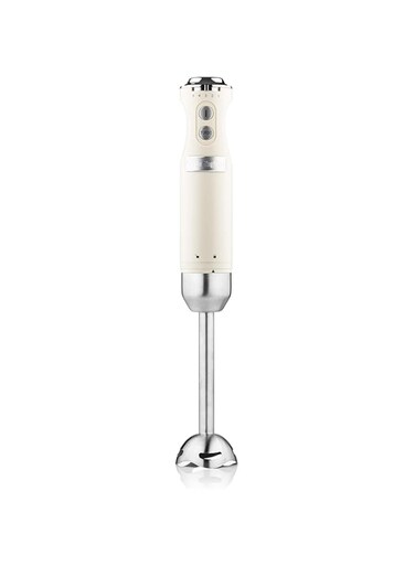 Westinghouse Retro Hand Blender - 600W Handheld Stick Blender for Kitchen - Stainless Steel Electric Soup Blender - Food Mixer with Various Speeds and Turbo Setting - Cream