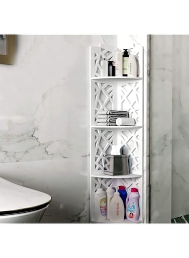 LINGWEI Bathroom Corner Shelf Carner Stand Bathroom Corner Rack Shelves Storage Organizer For Bathroom Towel Holer Sink Organizer Multipurpose Shelving Corner Floor Cabinet