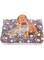 Cozy Cat Calming Blanket   Cute Paw Print Blanket   Cat Blankets for Indoor Cats, Pet Blanket for Bed, Couch Sofa, Crate, Furniture, Pets Gifts &amp; - blue, coffee footprints