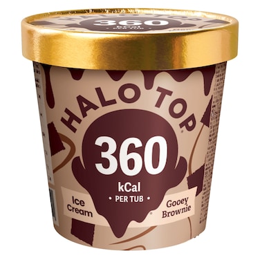 Halo Top Gooey Brownie Ice Cream, 473ml