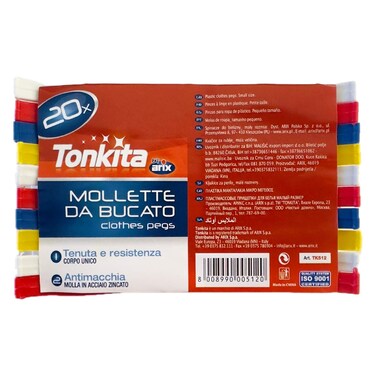 Arix Tonkita Plastic Pegs, 20 PCS