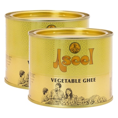 Aseel Vegetable Ghee, 500ml Pack of 2