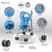 Nurtur Lightweight Foldable Baby Stroller B801FT, Blue, 6 Months to 3 Years