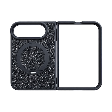 SWAROVSKI MAGNETIC RING STONE CASE IPHONE DUO BLACK
