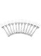 Stainless Steel Royal Grey Fork in 12 Piece Set, 18 cm Silver