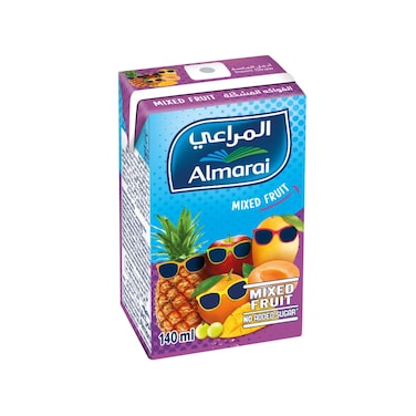 Almarai No Sugar Added Mixed Fruit Juice 140ml