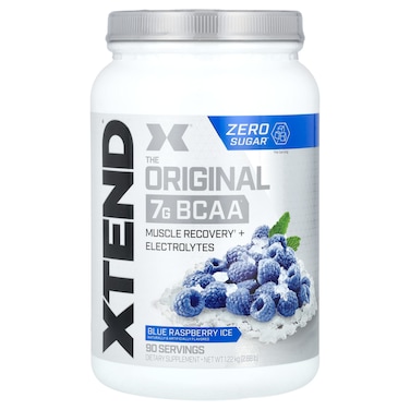 Xtend Original BCAA, Blue Raspberry Ice, 90