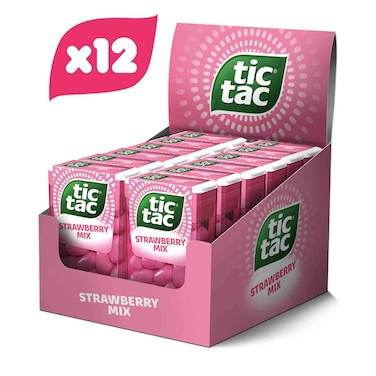 Tic Tac Strawberry Fields Candy, 216g