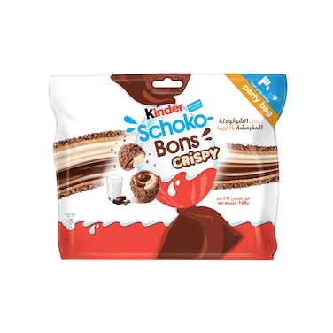 Kinder Schokobons Bitesize Biscuit, Multi Pack, 30 Pieces, 168g