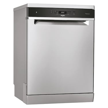Whirlpool Freestanding Dishwasher, WFC 3C33 PF X UK, 14 Place Settings, Stainless Steel, Silver