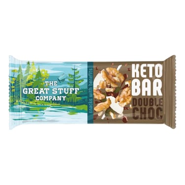 The Great Stuff Company Keto Walnut and Cocoa Nut and Seed Bar, 40g