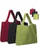 Reusable Grocery Bags, Set of 3pcs, Durable, Waterproof, Eco-friendly, Portable, Shoulder Handbags, Tote bags, Foldable Shopping Bags with Pouch