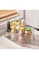 Versatile plastic storage bins for kitchen, pantry, and office organization. Stackable and durable
