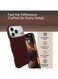 Mobcos iPhone 17 Pro Max Chex Plain Red Aramid Fiber Case, 1500D Fusion Weave, Ultra Slim Lightweight Magnetic Cover, MagSafe Compatible