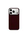 Mobcos iPhone 17 Pro Max Chex Plain Red Aramid Fiber Case, 1500D Fusion Weave, Ultra Slim Lightweight Magnetic Cover, MagSafe Compatible