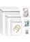 Goodern 120Pcs Self Seal Plastic Zipper Bag,Clear PVC Rings Earrings Packing Storage Jewelry Bag Small Plastic Bags,Pouch Jewelry Transparent Lock Bags for Packaging Rings Earrings Candy-3 Sizes