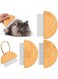 Khazna Flea Comb for Cats, Wooden Cat Comb Pet Comb, for Removes Tangles and Loose Fur, Grooming Comb Tool for Cats,Dogs and Rabbits Tangled Hair, 3 Pcs