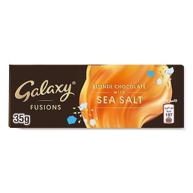 Galaxy Fusions Blonde Chocolate with Sea Salt, 35g