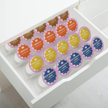 Insdawn K Cup Coffee Pods Holder - 30 Pcs Acrylic Organizer for Keurig Pods