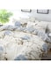 4 Piece Duvet Cover Set, Ultra Soft Microfiber Comforter Cover Set with Zipper Closur, Cotton Bedding Set with 2 Pillow Cases(200x230cm)